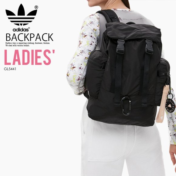 New Adidas By Stella McCartney Women's Backpack GL5441 Black MSRP $130